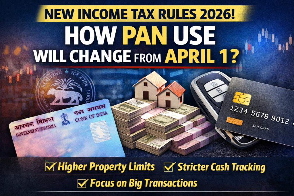 New Income Tax Draft Rules: How PAN Usage Could Change From April 1, 2026 — What It Means for Taxpayers