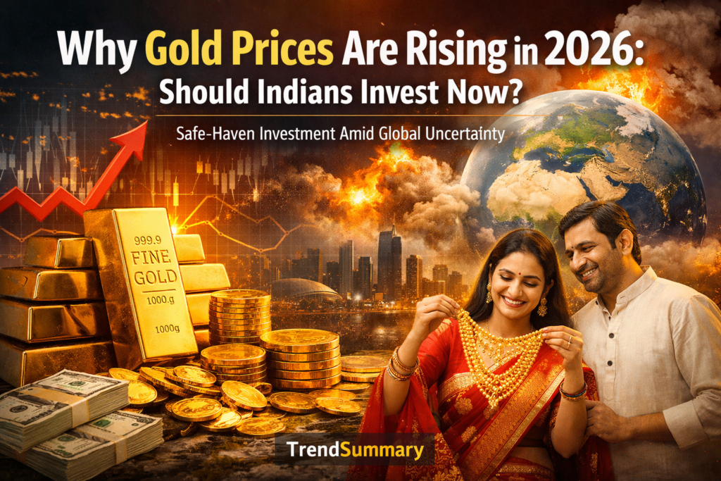 Gold Prices Surge in 2026: Why Indians Are Turning to Gold During Economic Uncertainty